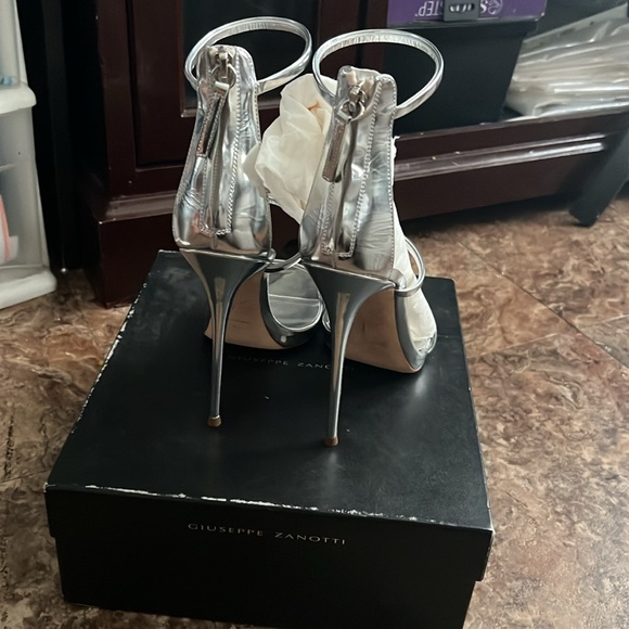 Silver Giusseppe Zanotti Heels - Picture 4 of 4